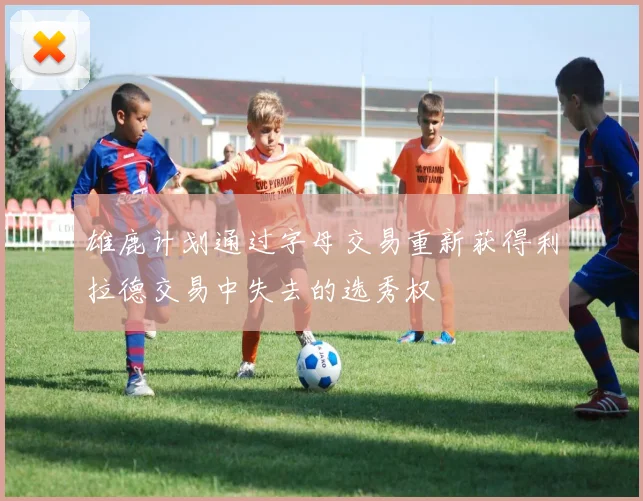 雄鹿计划通过字母交易重新获得利拉德交易中失去的选秀权